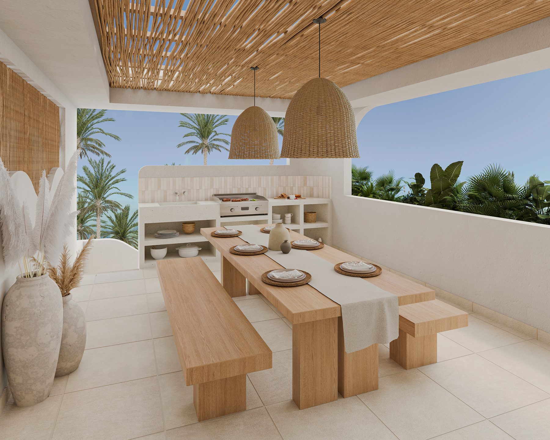 Rooftop and BBQ terrace