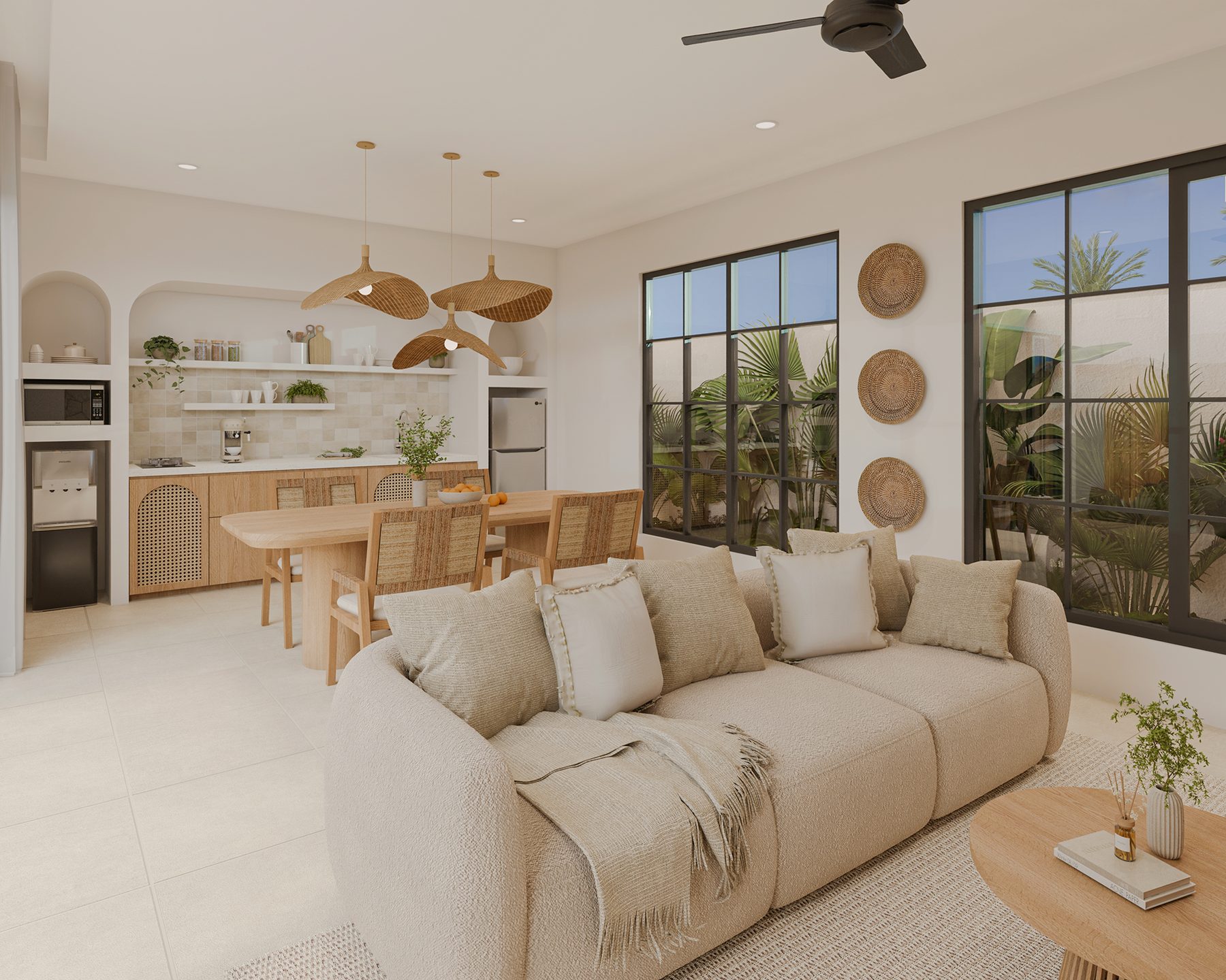 Kitchen and dining